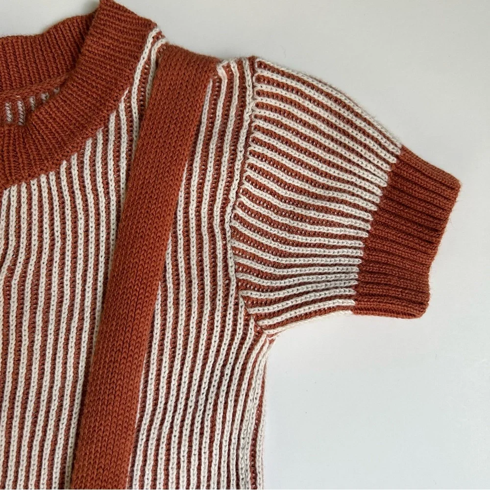 Tun Tun Baby Boy Brown Knit Ribbed Suspender Short Set, Size 12-18  Months